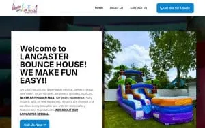 Lancaster Bounce House website