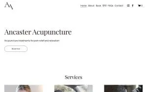 Ancaster Acupuncture website