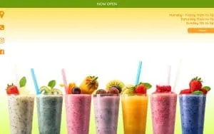 Squeeze Juice Bar and Vegan Treats of Lynbrook website