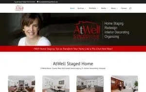 AtWell Staged Home website