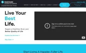 Long Island Neurocare Therapy website