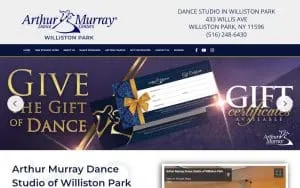 Arthur Murray Dance Studio of Williston Park website