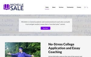 Michelle Sale: Writing Coach and Academic Counselor with a Social Emotional Twist