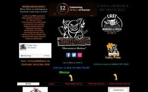 Crafty 'Cue BBQ website