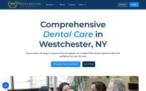 Westchester Dental Implant Institute website