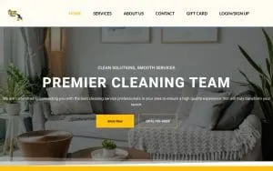 Premier Cleaning Team website