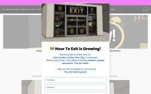 Escape room center of New Rochelle website