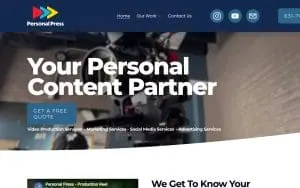 Personal Press LLC website