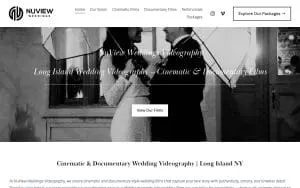 NuView Weddings Videography of North Bay Shore website