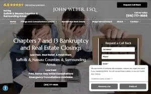 John Weber, Esq of Northport website