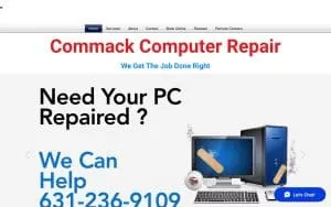 Commack Computer Repair website