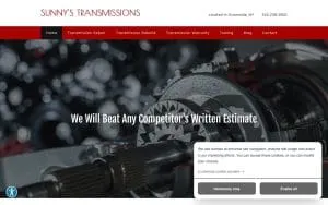 Sunny's Transmissions of Oceanside website
