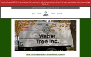 Weber Tree INC website