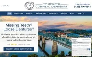 Center for Cosmetic Dentistry of Perinton website