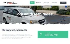 Locksmith Men of Port Washington website