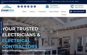 Standtech Electric of Port Washington website