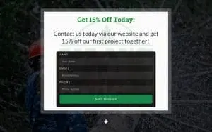 Van's Tree Service website