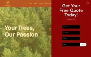 Happy Trees Services INC of Suffern website