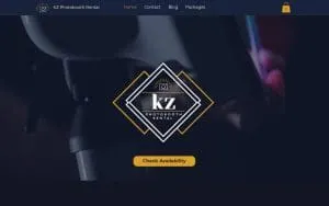 KZ Photo Booth & Party Rentals Buffalo of Mandan website