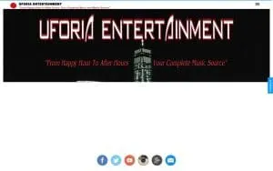 Uforia Entertainment website