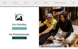 Paws for Healing LLC website