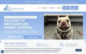 West Babylon Animal Hospital website
