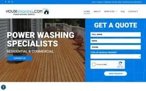Housewashing.com of West Babylon website