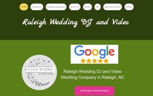 Raleigh Wedding DJ and Video