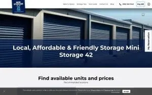 Mini Storage on 42 website