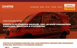 Steve's Plumbing Repair website