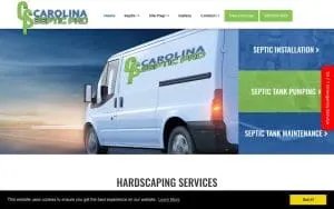 Carolina Septic Pro website