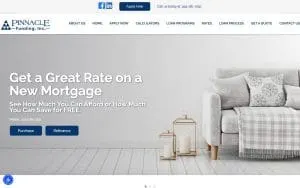 Pinnacle Funding, Inc. website