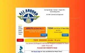 All Around Driving School, Inc. of Durham website