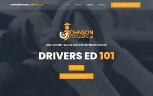 Johnson Driving Academy of Chapel Hill website