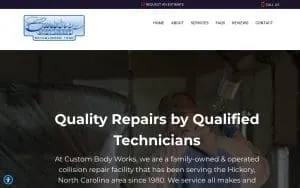 Custom Body Works Inc. website