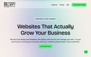 Beyond Belief Web Design