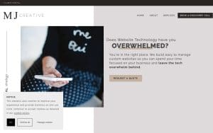 Michelle Jones Creative Web Design