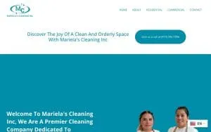 Mariela's Cleaning Inc. website