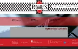 Registers Auto Glass of Knightdale website