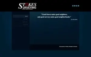Stokes Surveying & Mapping, PLLC of Knightdale website