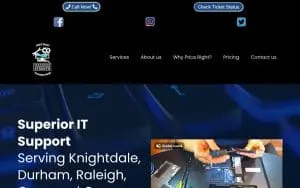 Price Right Technologies website