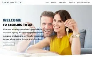 Sterling Title Co of Knightdale website