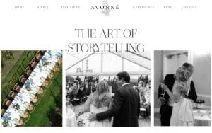 Avonné Photography of Matthews website