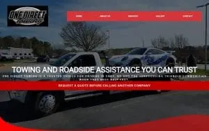One Direct Towing of Morrisville website