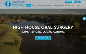 High House Oral Surgery of Cary website