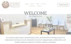Nourished Roots Therapy Services, LLC of Southern Pines website
