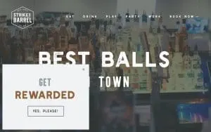 Strike & Barrel of Wake Forest website