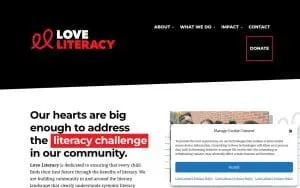 Love Literacy website