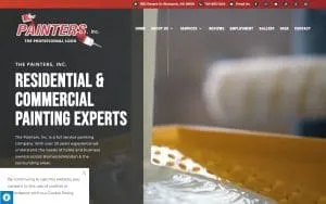 The Painters, Inc. of Bismarck website