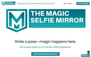 The Magic Booth of Mandan website